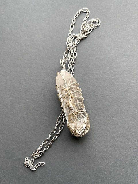 Kimberly Vaughn: Crystal & Silver Necklace