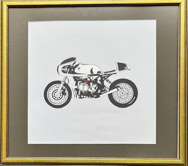 Marc Carreras: BMW Cafe Racer Print