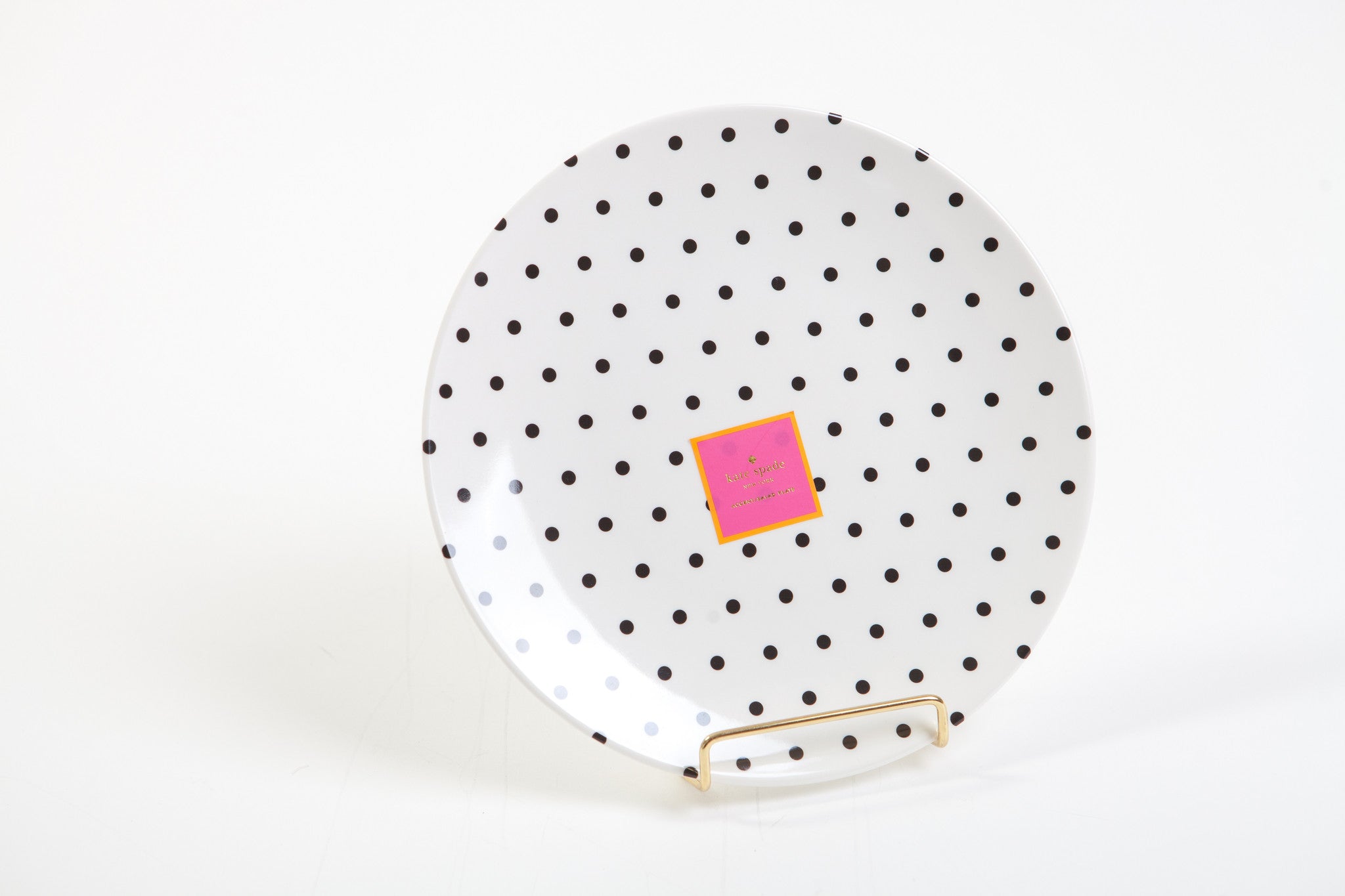 Kate Spade New York Black Dot Luncheon/Salad Plate
