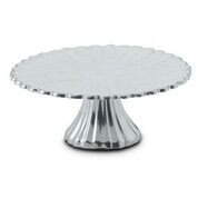 Julia Knight 14" Peony Cake Stand in Snow
