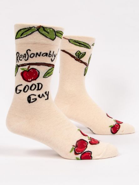 BlueQ Men's Crew Socks: Reasonably Good Guy