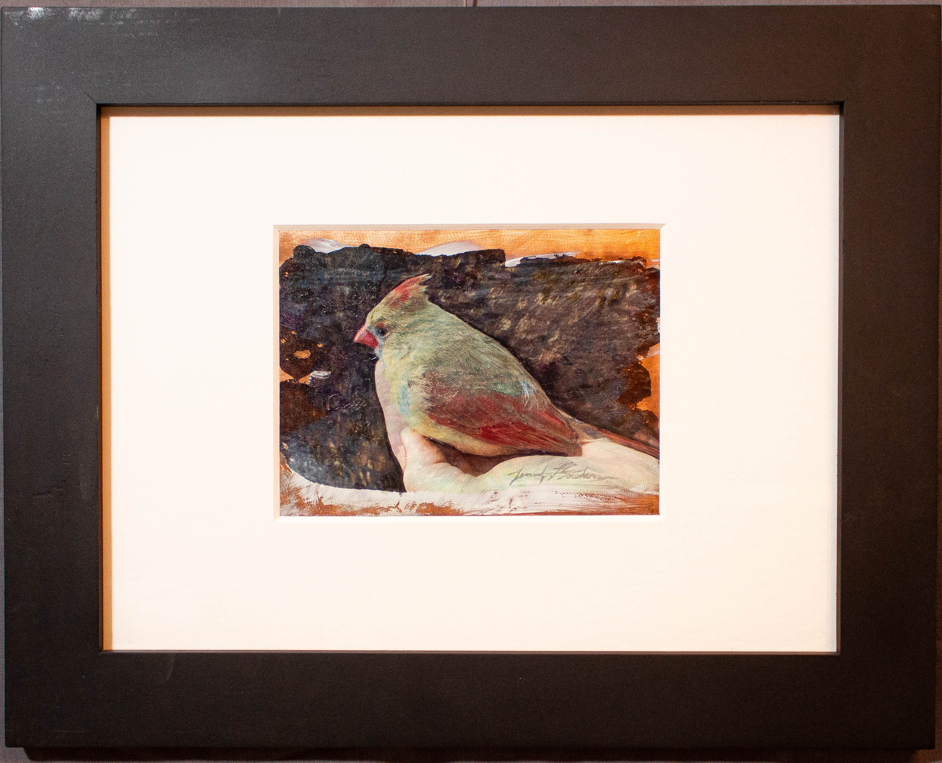 Local Artist of the Week: Jen Sowders "Female Cardinal 3" (2018)