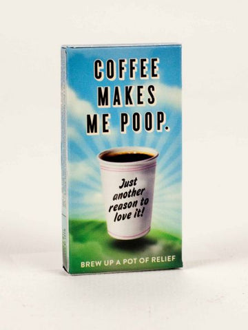 BlueQ Gum: Coffee Makes Me Poop
