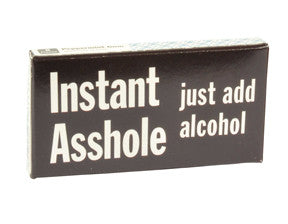 BlueQ Gum: Instant Asshole Just Add Alcohol