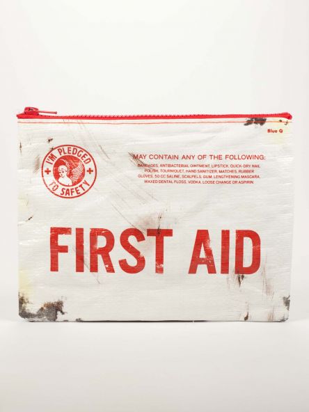 BlueQ "First Aid" Zipper Pouch