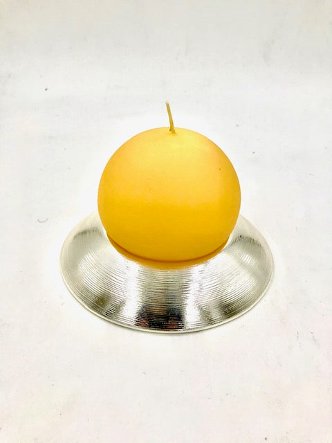 Argenesi Round Candleholder with Ball Candle