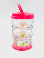 Packin' Smart 3 Tier Zoo Animal Pink