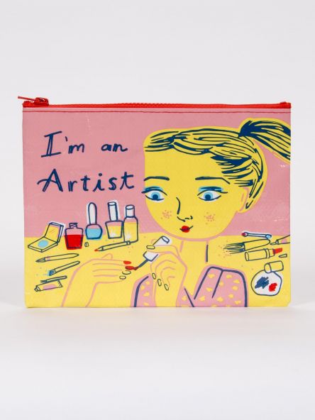 BlueQ "I'm An Artist" Zipper Pouch