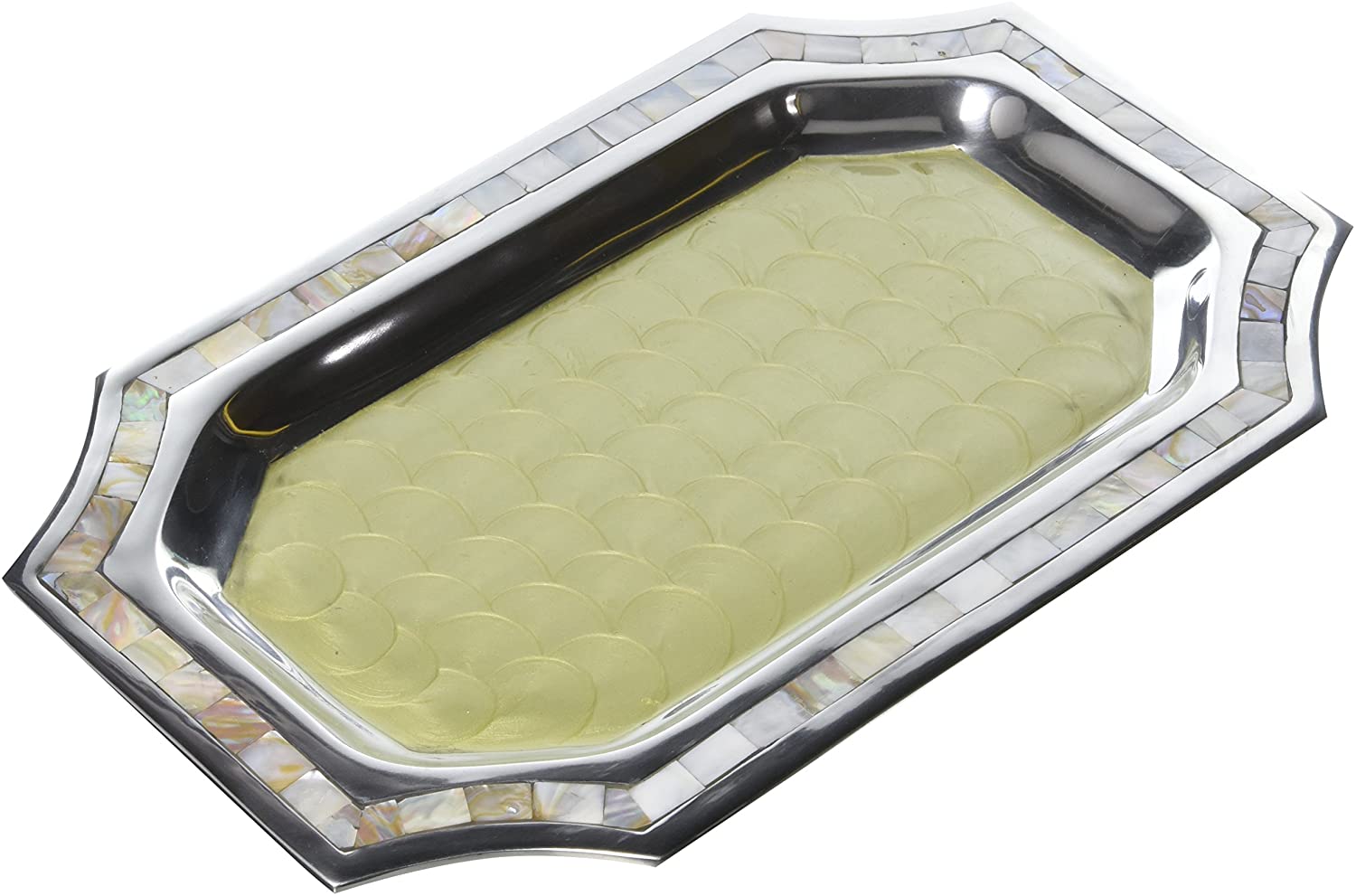 Julia Knight Classic 16" Octagonal Tray in Kiwi