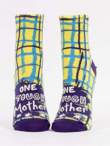 BlueQ Women's Ankle Socks "One Tough Mother"