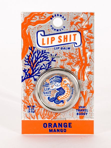 BlueQ Lip Shit Lip Balm (Orange & Mango)