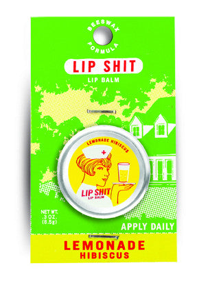 BlueQ Lip Shit Lip Balm (Lemonade & Hibiscus)