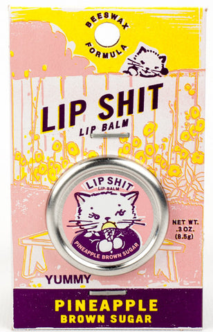 BlueQ Lip Shit Lip Balm (Pineapple & Brown Sugar)