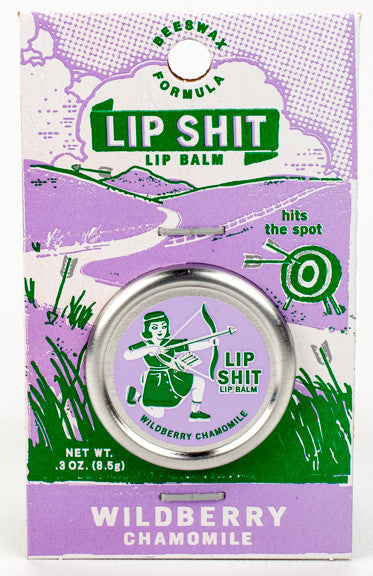BlueQ Lip Shit Lip Balm (Wildberry & Chamomile)