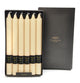 Root 9" Arista Unscented Beeswax Blend Dinner Candles (Box of 12)