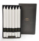 Root 9" Arista Unscented Beeswax Blend Dinner Candles (Box of 12)