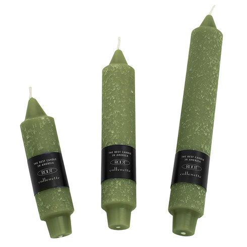Root 7" Collenette Unscented Beeswax Blend Dinner Candles (Box of 4)
