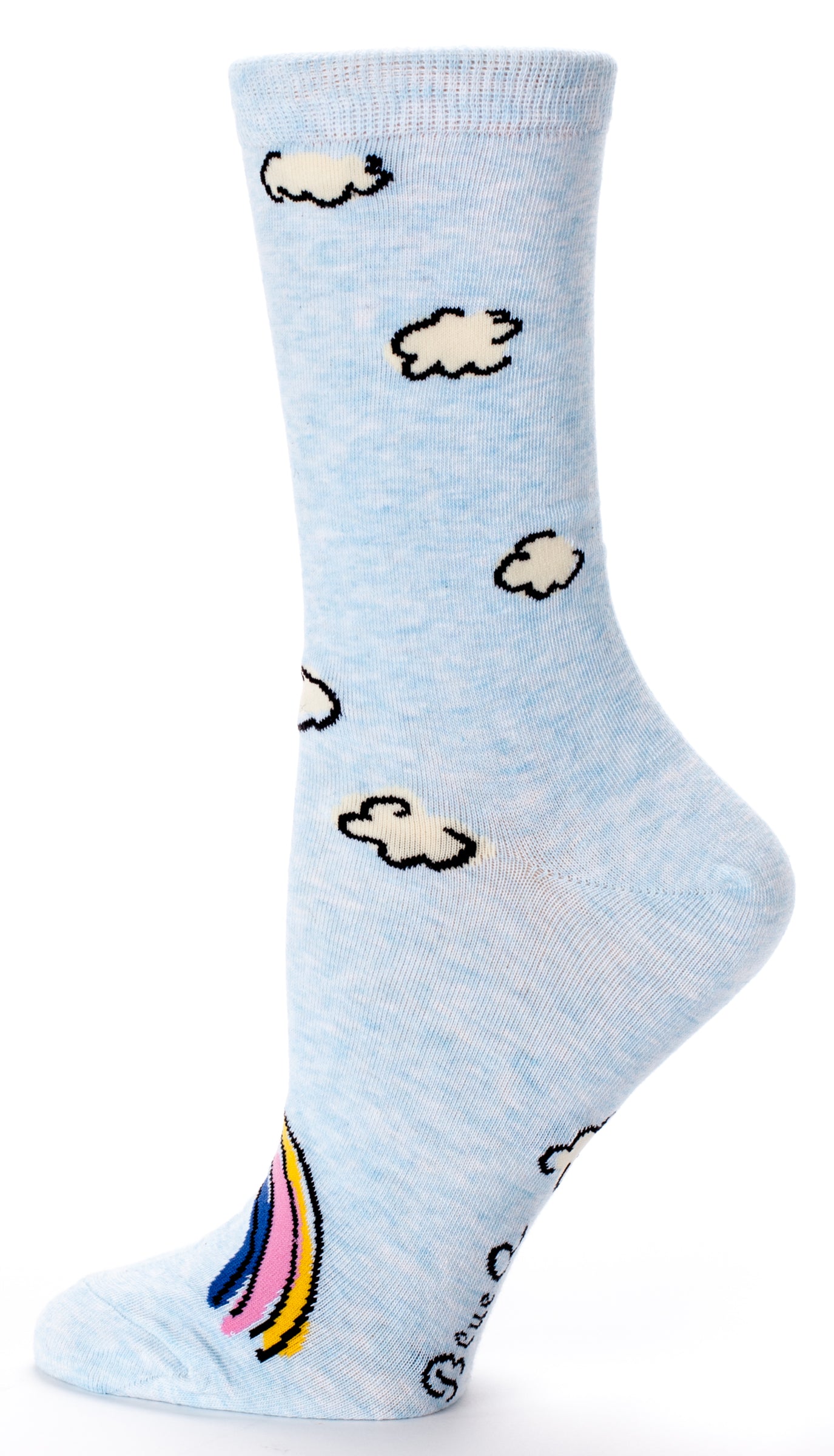 BlueQ Women's Crew Socks "Up Yours"