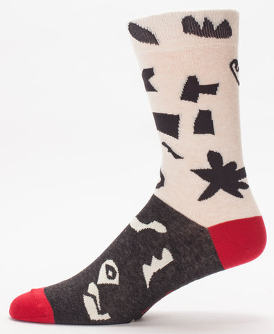 BlueQ Men's Crew Socks: "My Head Says 'Who Cares'..."