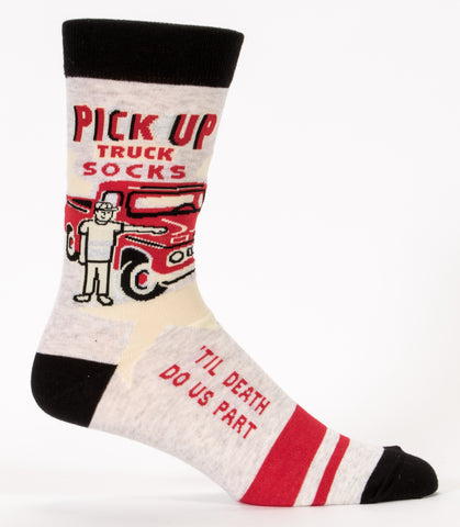 BlueQ Men's "Pick Up Truck" Crew Socks