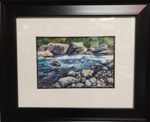 Local Artist of the Week: Jen Sowders "River Rock Rapids" (2018)
