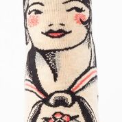 BlueQ Women's Ankle Socks: Fight Like A Girl