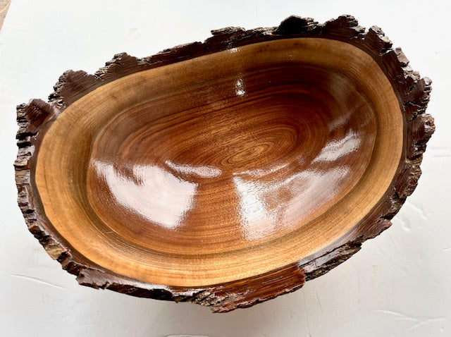 Richard Ruehle: Living Bark Edge Black Walnut Bowl