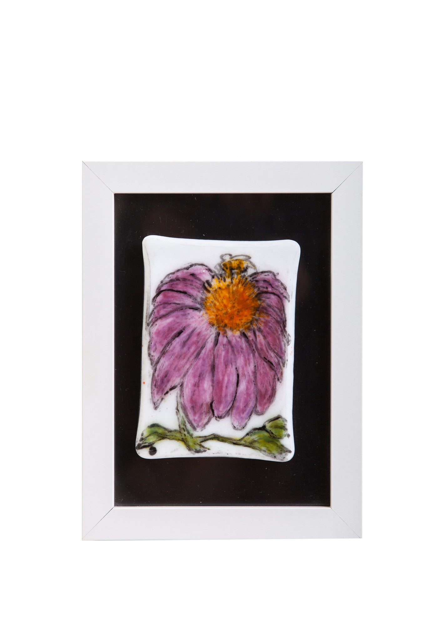 Odette Monaghan Fused Glass Echinacea Flower