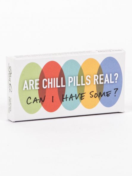 BlueQ Gum: "Are Chill Pills Real? Can I Have Some?"