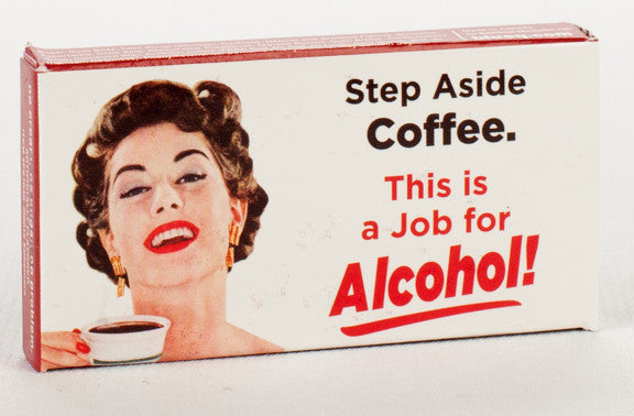 BlueQ Gum: Step Aside Coffee. This is a Job for Alcohol!