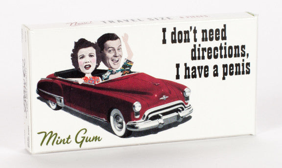 BlueQ Gum: I Don't Need Directions