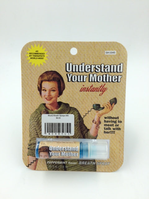 BlueQ Breath Sprays "Understand Your Mother Instantly"