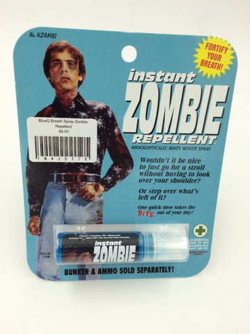 BlueQ Breath Spray: Instant Zombie Repellent