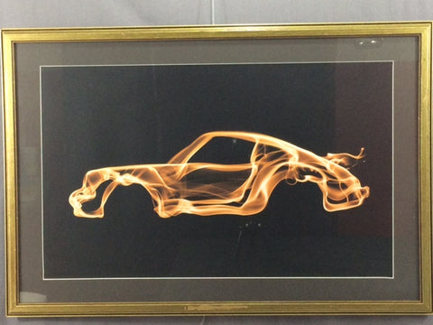 Octavian Mielu Porsche 911 Turbo Fantasy Car Framed Print