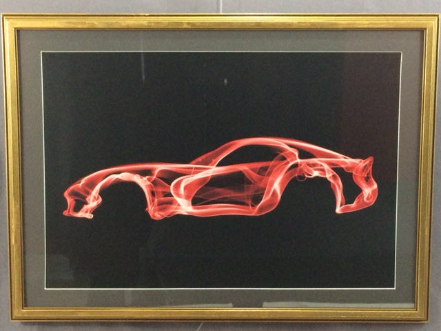 Octavian Mielu Dodge Viper Fantasy Car Framed Print