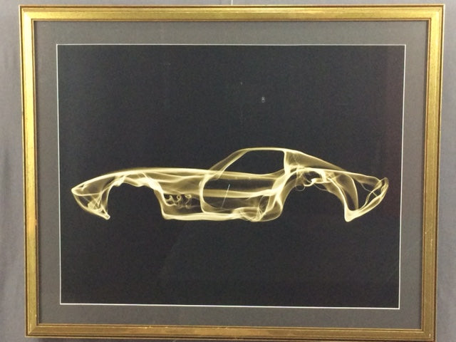 Octavian Mielu Corvette C3 Fantasy Car Framed Print