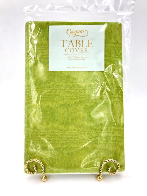 Caspari Moire Green Table Cover