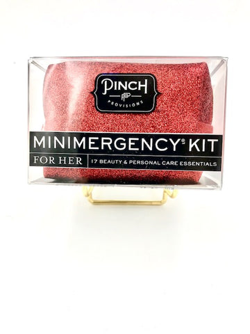Pinch Minimergency Kit for Her-Glitter Red