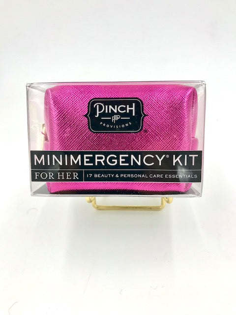 Pinch Minimergency Kit for Her-Metallic Pink