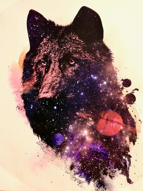 Robert Farkas: Peelable Wall Decoration: Wolf