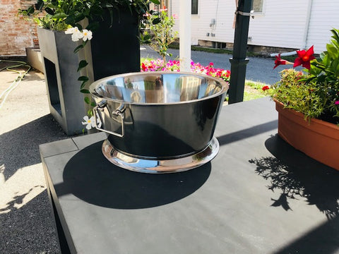 17" Diameter Double Walled Stainless Steel Beverage/Ice Tub