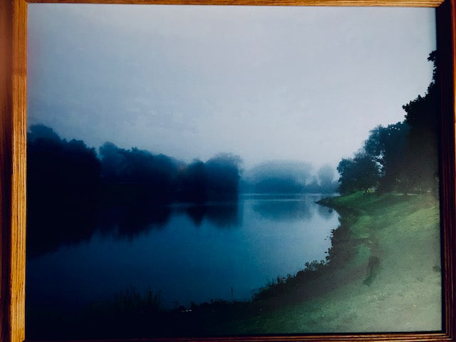James Pilbeam: "Fog on the Old Reservoir" Photograph