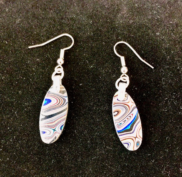 Dean Robertson: "Fordite" Earrings