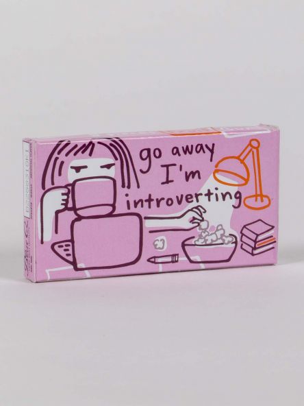 BlueQ Gum: "Go Away I'm Introverting"