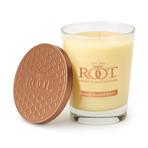 Root Lemon Frosted Scone Scented Large Candle