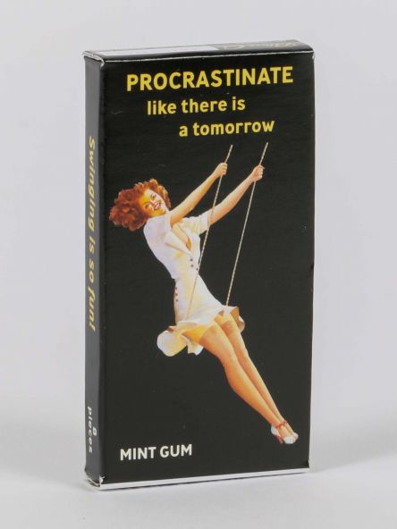 BlueQ Gum: Procrastinate Like There Is A Tomorrow