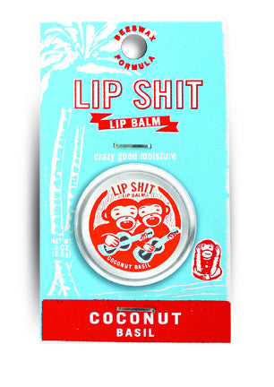 BlueQ Lip Shit Lip Balm (Coconut & Basil)