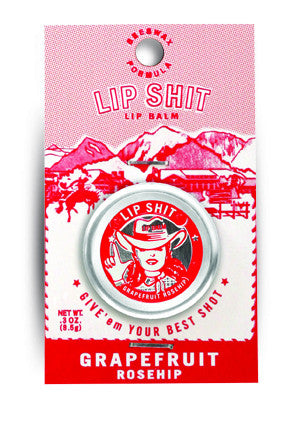 BlueQ Lip Shit Lip Balm (Grapefruit & Rosehip)