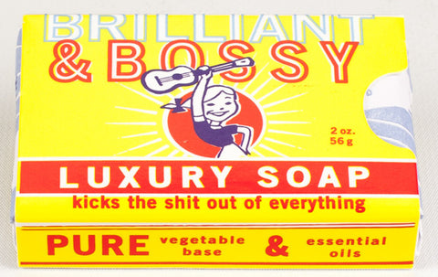 BlueQ Luxury Bar Soap: Brilliant & Bossy