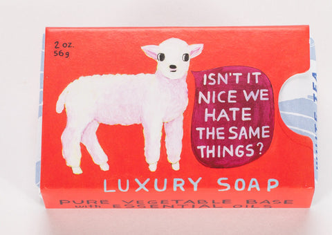 BlueQ Luxury Bar Soap: "Hate the Same Things"